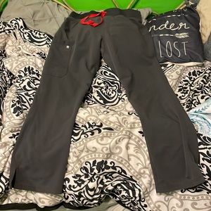 Medium Grey Figs Kade cargo scrubs